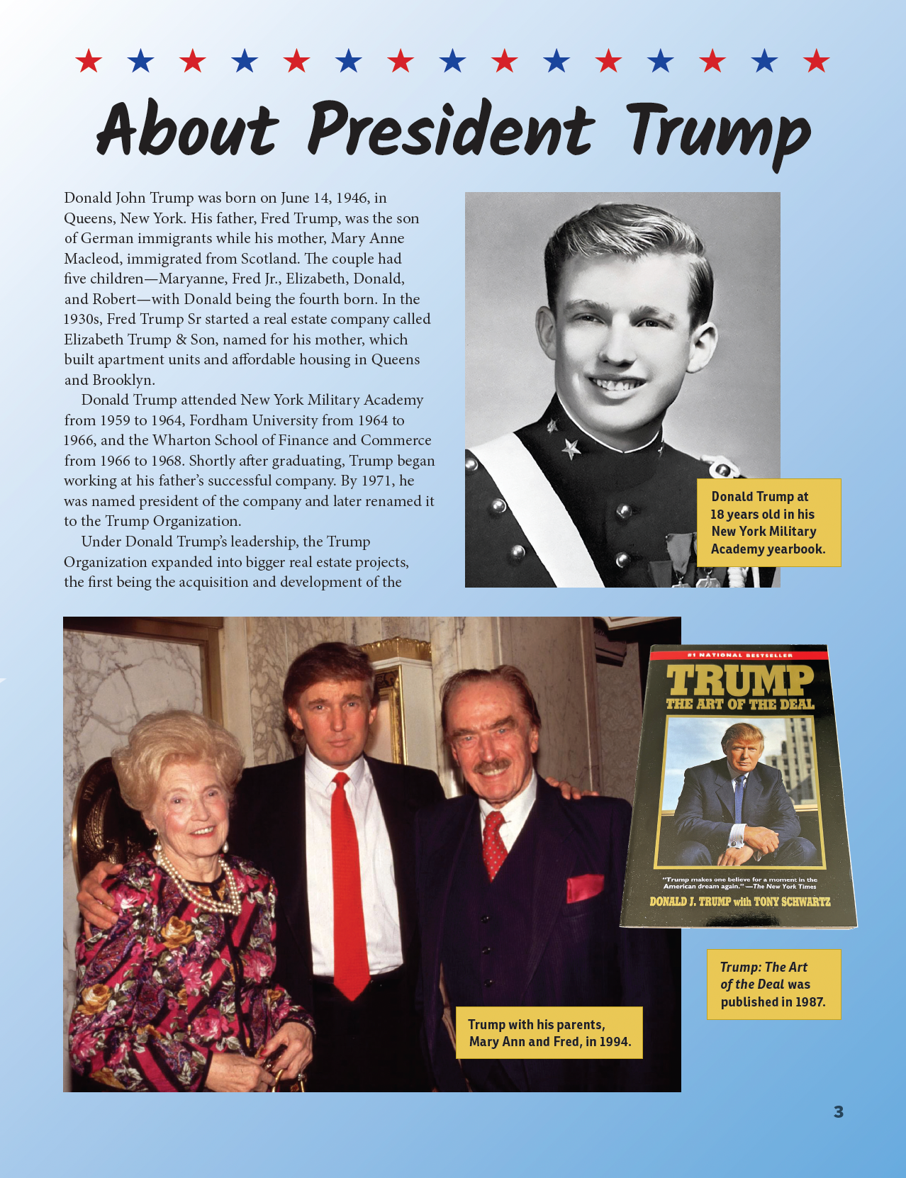 President Donald J. Trump Inaugural Coloring Book